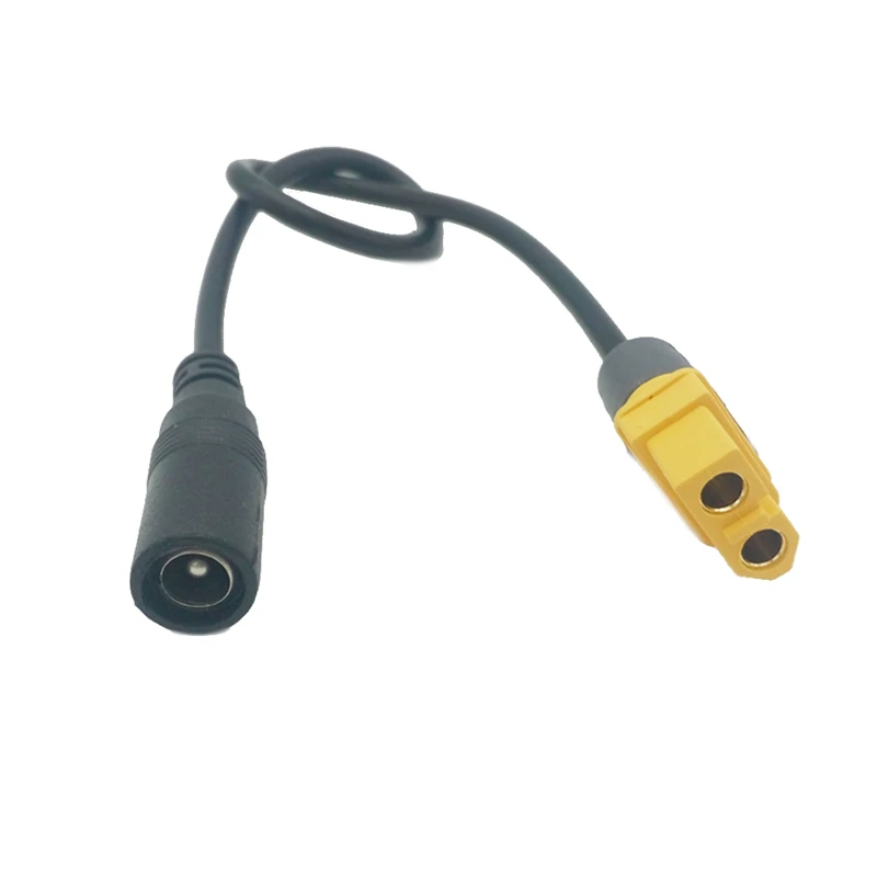 Universal XT60 to DC 5.5/2.1mm Female Adapter Power Cable For Fatshark Skyzone Aomway Goggles