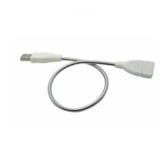USB extension line DC 5 В Мини светодиодный Ночной светильник, портативный 10 светодиодный s 24 светодиодный s USB настольная лампа для чтения, сгибаемый удлинитель, адаптер для США, книжный светильник s - Испускаемый цвет: USB extension line