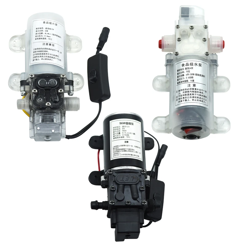 Самовсасывающий насос пищевого класса наполняет вино и втягивает более 60 Вт а