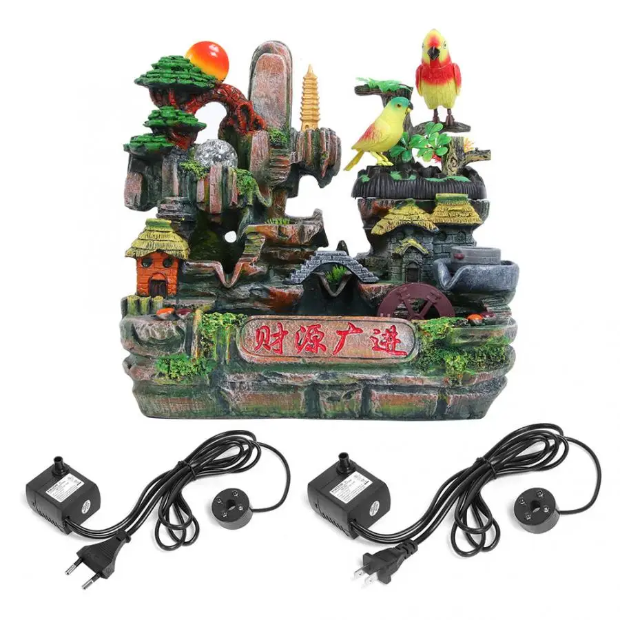 Украшения имитация каскадного водопада фонтан искусственное украшение домашний