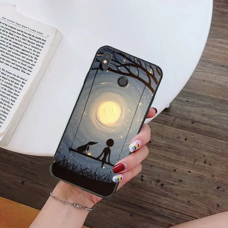 

Cute Owl Hearts Lover Christmas Phone Case For Xiaomi mi Redmi note 7 8t 9 9t 9s 8 10 10t 11 pro lite K20 max 3