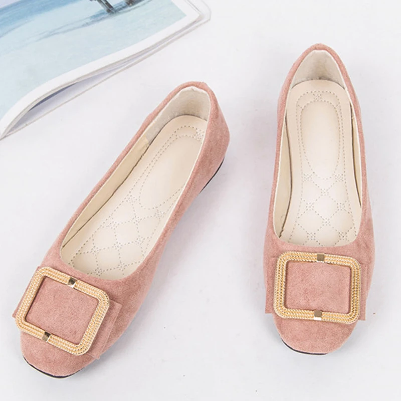 

Women Shoes Loafers Woman Flats Female Shoes Rhinestone Buckle Spring Autumn Slip On Women's Flat Shoes Zapatos Mujer WSH3611