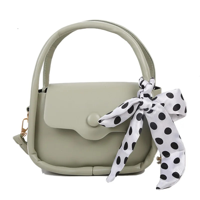 

Ladies 2021 bags Summer new fashion Bowknot net red Large capacity single shoulder messenger bag PU party shopping A small squar