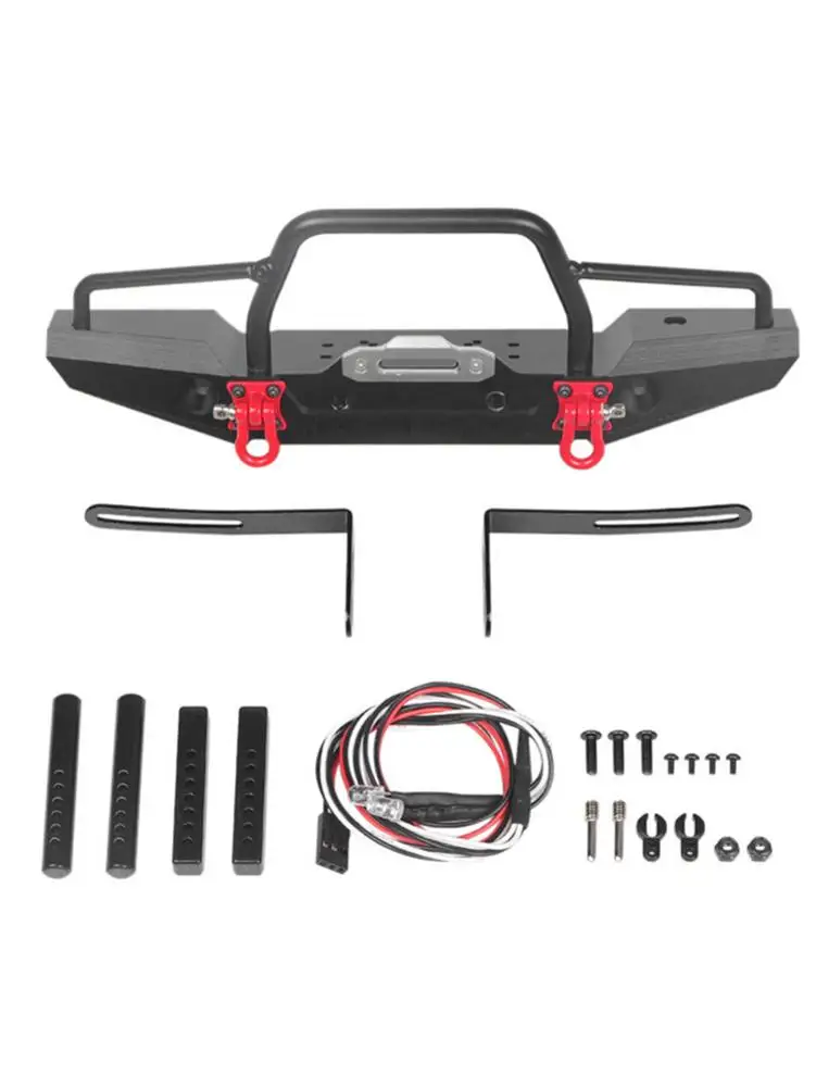 Металлический задний бампер с 1:10 RC Rock автомобильный металлический передний и