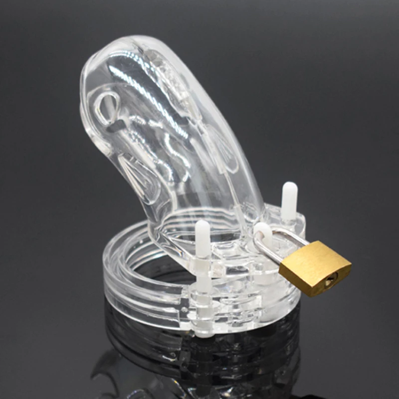 2020 Новое мужское целомудрие устройство клетка для петуха прозрачный КИТ