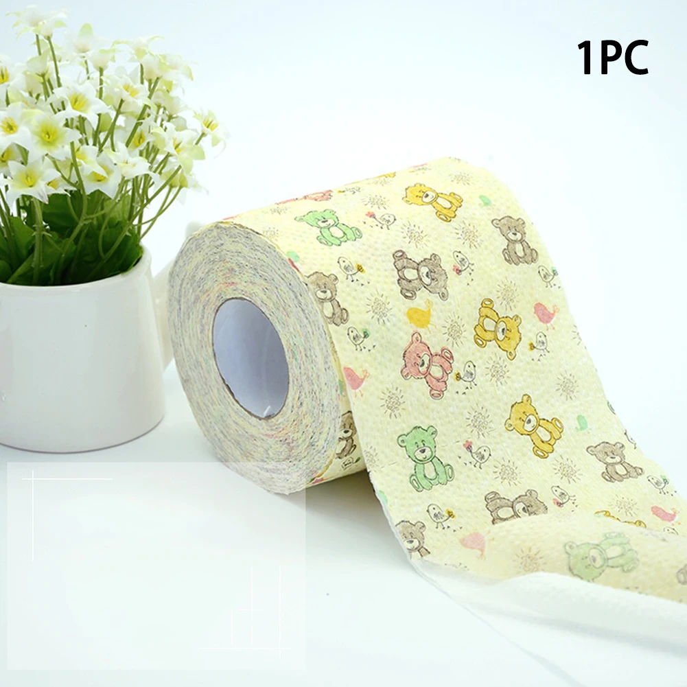 1 рулон с мультяшным принтом одноразовая салфетка для чистки кухни мытья посуды