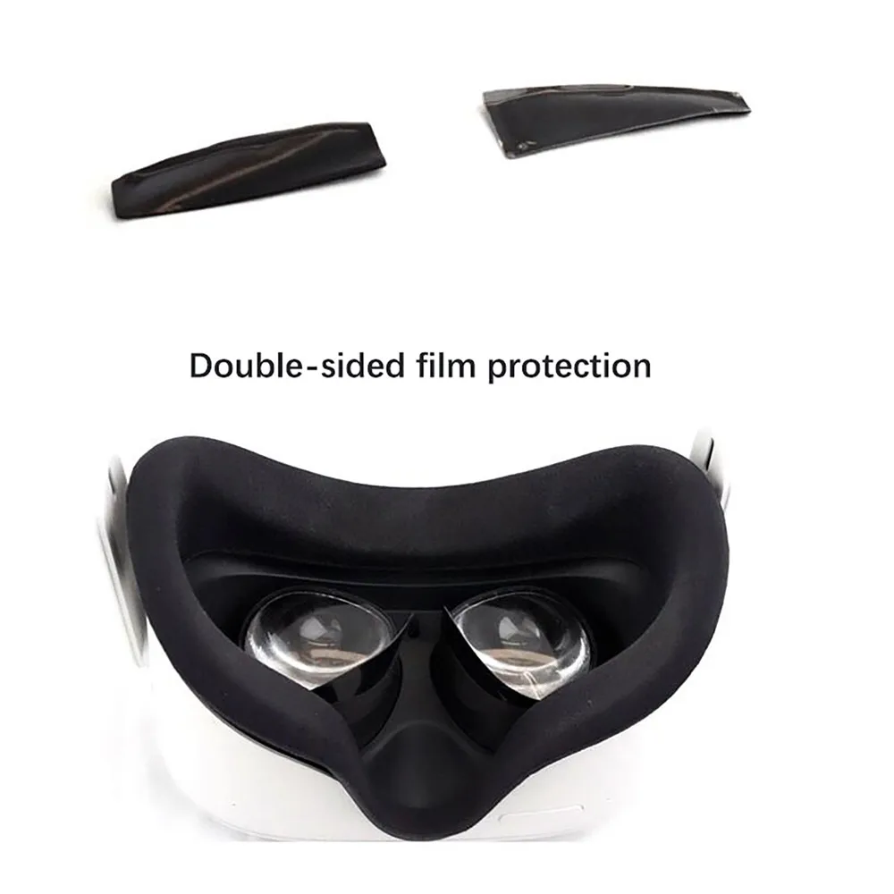 

Soft Shading Rubber Lens Cover Sticker for Oculus Quest 2 VR Headset Lightproof Lens Hood for Oculus Quest 2 Accessories