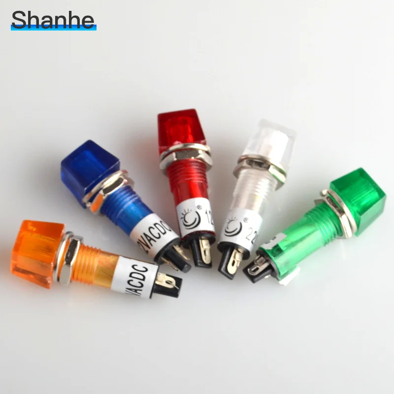 10 мм пилосветильник 12 В/220 В Пилотная лампа Световой индикатор|indicator lamp|led indicator