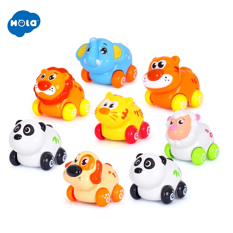 HOLA 376 1 шт. детские развивающие игрушки экшн Brinquedos фрикционные в виде животных