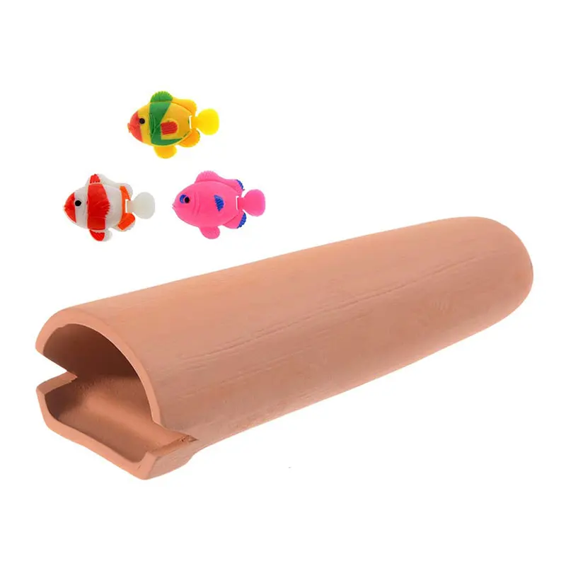 Каменная пещера Saim для аквариума керамические декоративные конусы рыб креветок