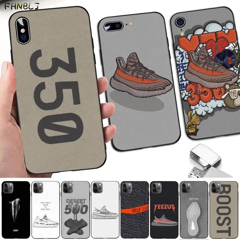 FHNBLJ Kanye Omari West BOOST 350 700 V2 Модный мягкий чехол для телефона iPhone 8 7 6 6S Plus X 5 5S SE 2020 XR 11 pro