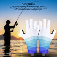 fishing gloves sun uv protection non slip quick drying gloves full finger breathable durable fishing cycling gloves