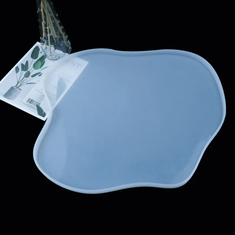 

diy crystal epoxy silicone mold irregular cloud tray handmade mirror silicone Resin mold