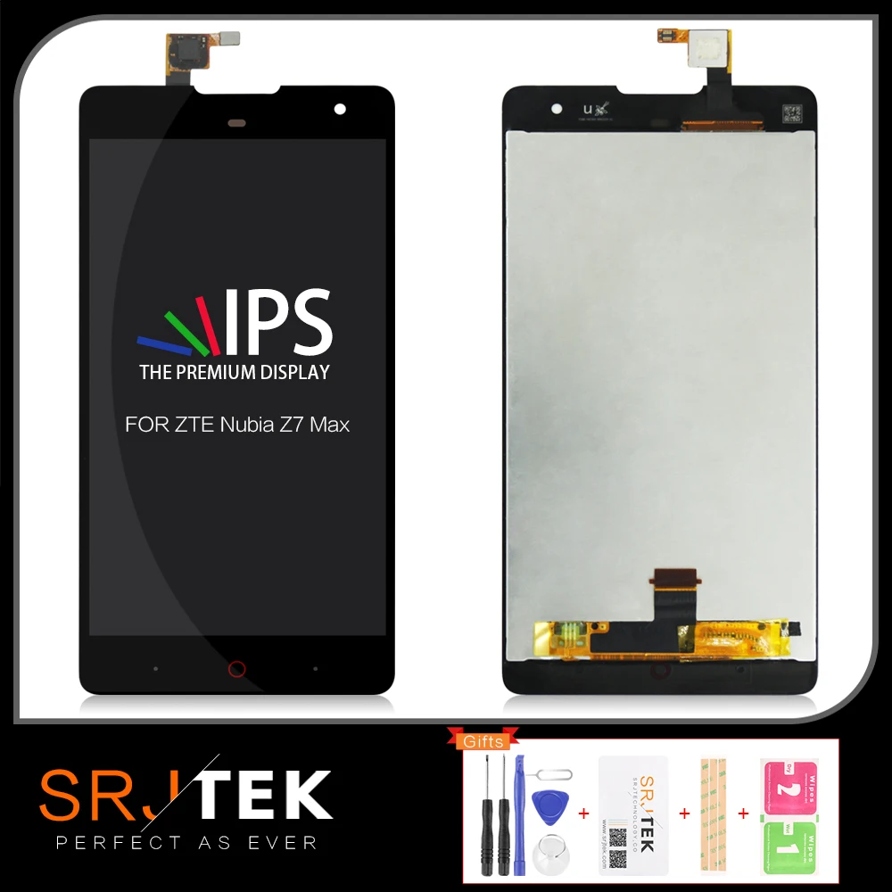 SRJTEK 5 &quotдисплей для ZTE Z7 Max сенсорный экран дигитайзер Nubia LCD NX505J сборка запасные