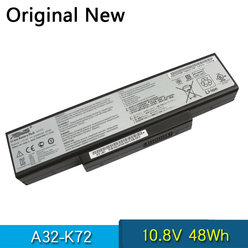 Новинка оригинальная модель A32 K72 Аккумулятор для ноутбука ASUS K72DR K72DY K72F K72J K72JA K72JB