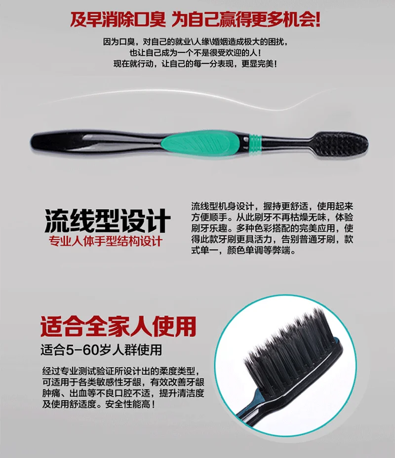 1 шт. мягкие волосы Зубная щётка для Для мужчин женщин зубная щетка путешествий