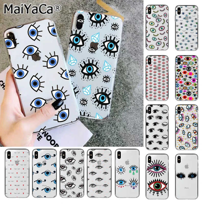 MaiYaCa Забавные милые глаза Новинка чехол для телефона iphone 12pro max 11 pro XS MAX 8 7 6 6S Plus X 5 5S