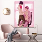 Картина на холсте аниме Yaoi, Декор, настенные картины, украшение для дома, гостиной, плакат, подарок для мальчика