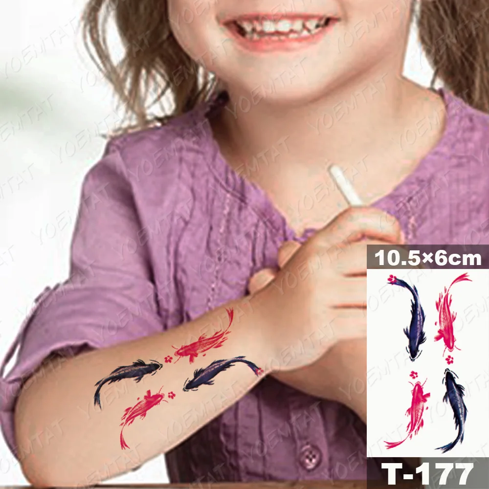 Waterproof Temporary Tattoo Sticker Panda Dinosaur Planet Butterfly Children Flash Tatoo Female Henna Body Art Fake Tatto Male