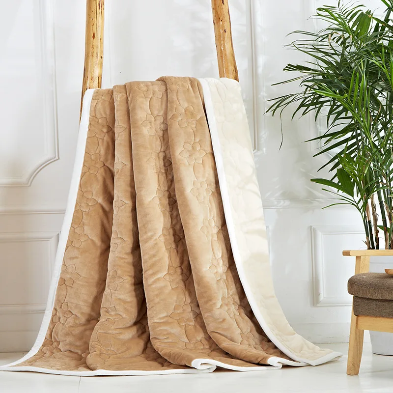 Высокое качество фланелевые Одеяло анти staticThickened зимние теплые супер мягкие