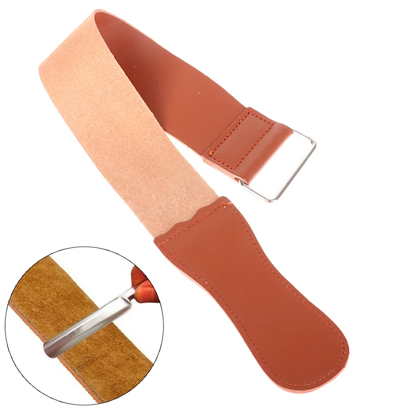 

Genuine Leather Strop Strap Barber Straight Razor Folding Knife Knives Sharpening Shave Sharpener Sharpening Belt 48*5cm