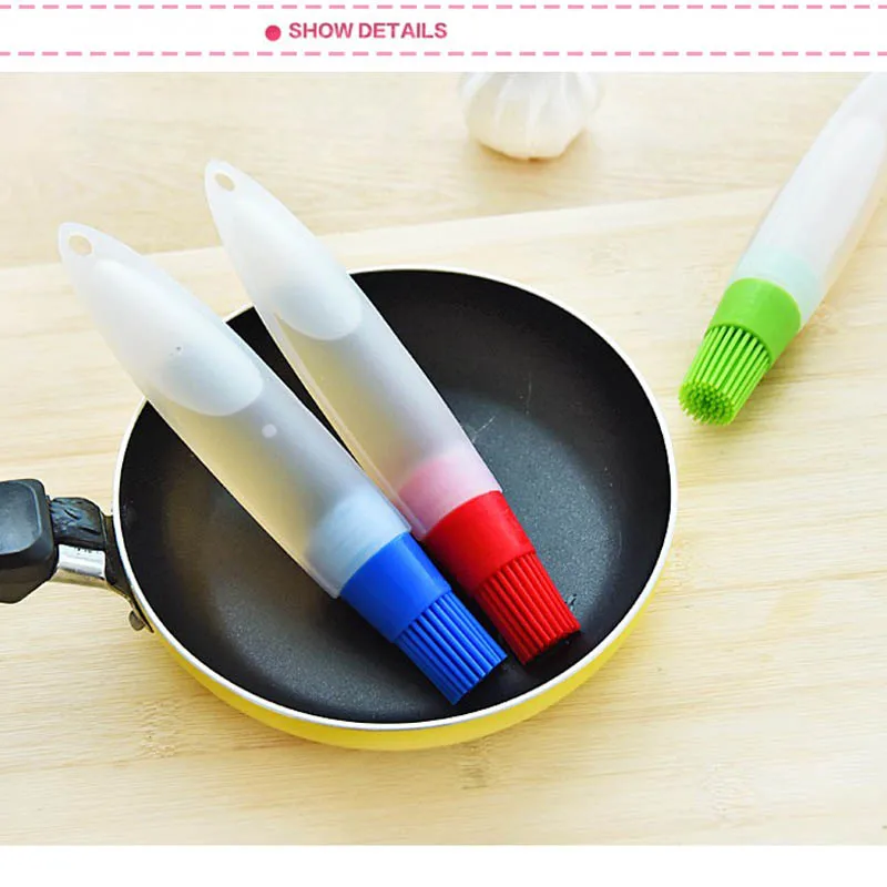 Пищевой силикон щетка для выпечки контейнер жидкого масла барбекю кондитерский