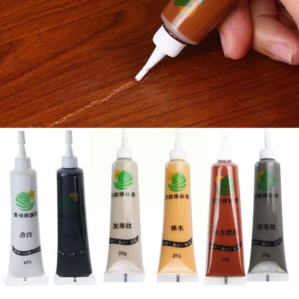

25g Furniture Scratch Fast Remover Repair Paste Wooden Scratch Floor Door Agent Scratch Furniture Home Pits Remover Sewing B4t1