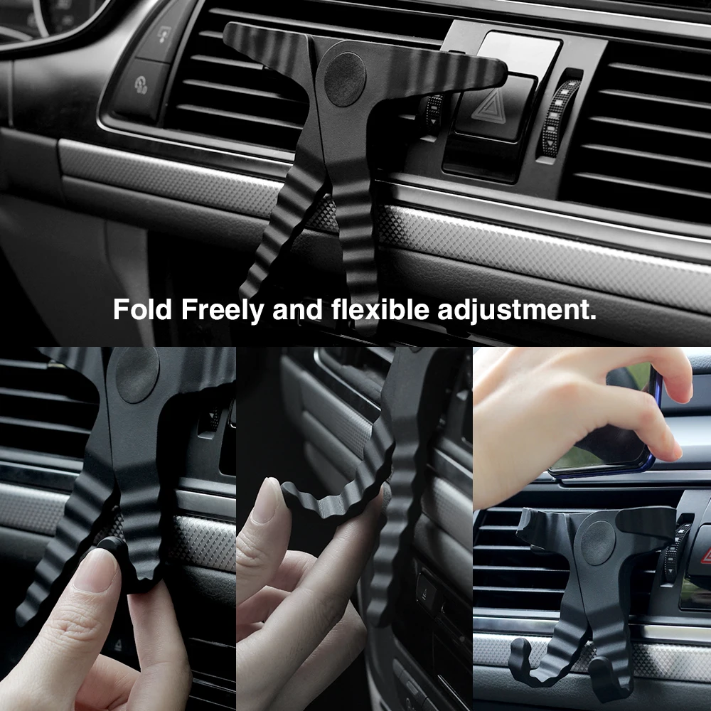 Air Vent Car Phone Holder Universal One-Hand Operation Mount for iPhone X 8 7 6 LG Huawei Samsung Galaxy f |