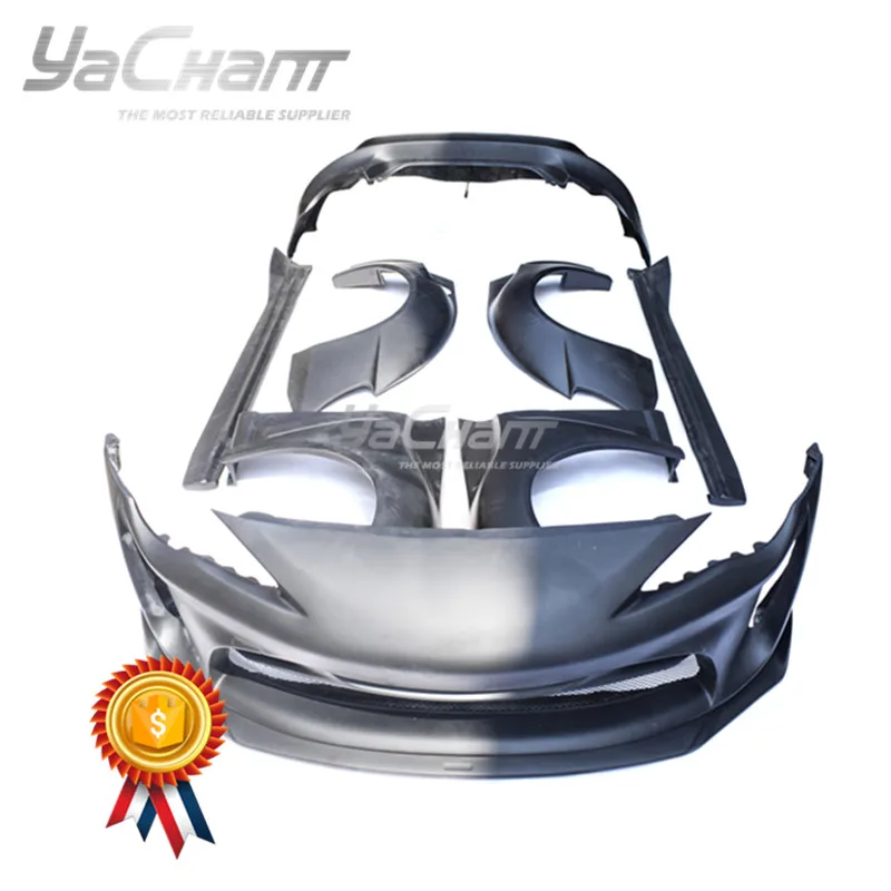 Набор для стайлинга автомобиля из стекловолокна с широким кузовом подходит 2012-2018