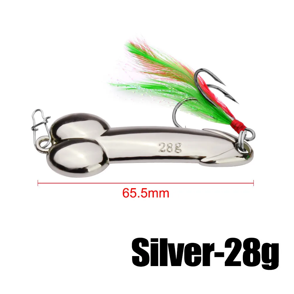 28g silver Популярная новинка, металлическая ложка, рыболовные приманки для пениса, 5 г, 10 г, 15 г, 20 г, искусственная приманка с блестками, жесткие приманки, рыболовные снасти, вибрационная зимняя приманка - Цвет: 28g silver