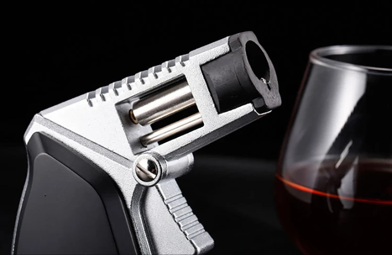 jobon upscale gas lighters fixed flame metal super firepower 1300c kitchen field bbq jet turbo lighter gadgets for men free global shipping