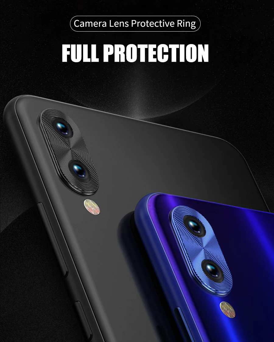Защитное кольцо для объектива камеры Xiaomi Mi 9T 8 9 SE A2 A3 CC9 Mix 3 Redmi Note 7 K20 Pro 2 шт./лот |