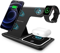 Wireless Charger 20W Foldable Wireless Charger Station for Airpods Pro Apple Watch iPhone Pro max Plus Samsung