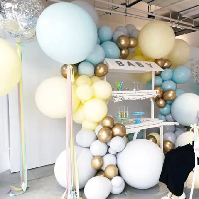 1 шт. 36 дюймов Большой латексный воздушный шар необычный цвет гелий надувной