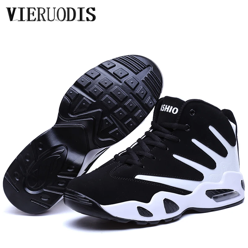 Новинка 2019 Мужская Легкая Баскетбольная обувь с высоким верхом модные мужские