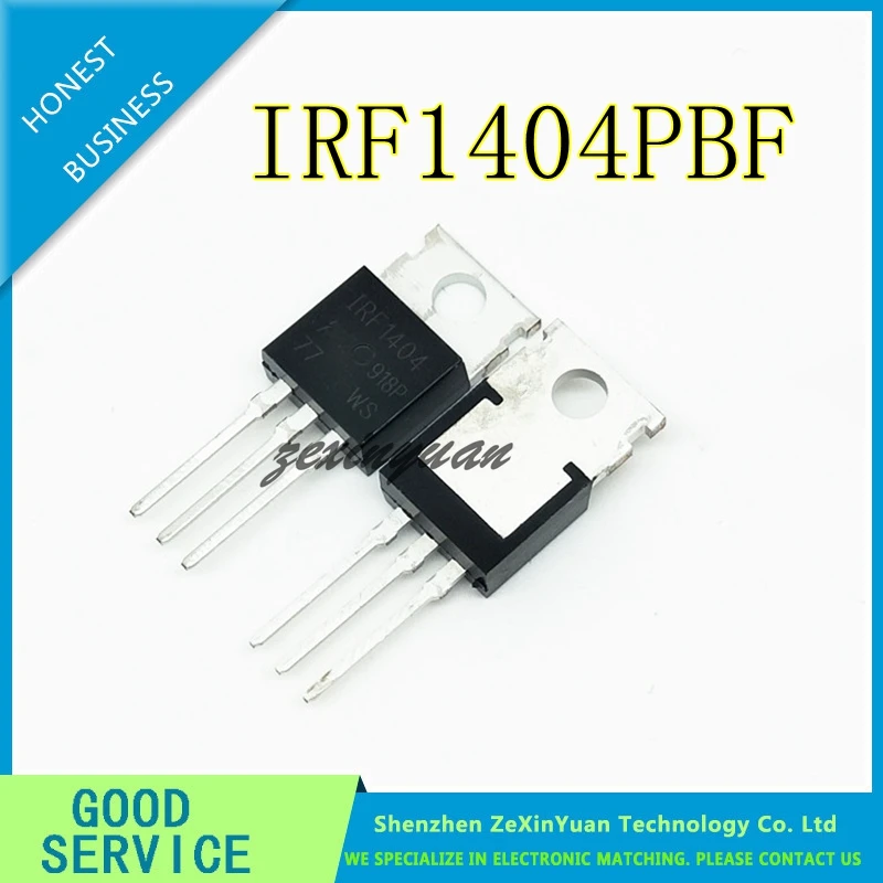 10 шт./лот IRF1404PBF IRF1404 162A/40V TO220 FET NEW 10 шт./лот IRF1404PBF IRF1404 162A/40V TO220 FET NEW