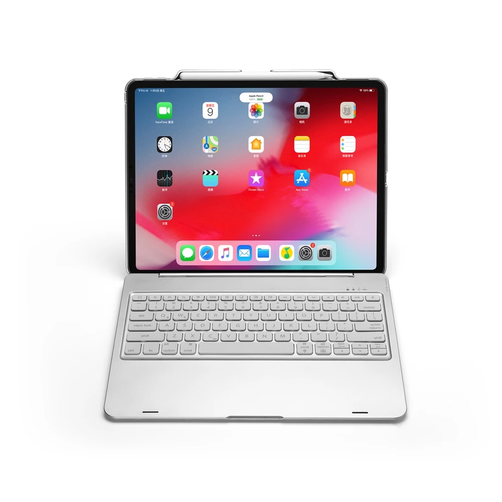 Складной ABS Материал откидная крышка Беспроводная клавиатура Bluetooth для Apple iPad Pro 12,9 A1876 A1895 a1983a2014 чехол для планшета