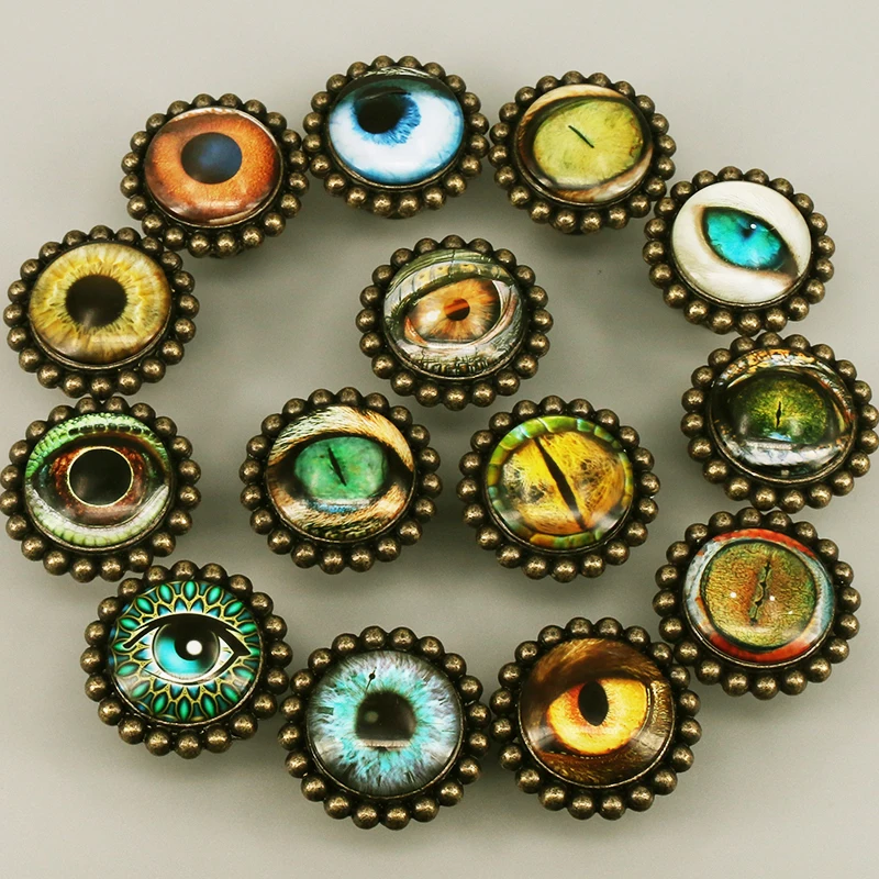 1x уникальный Романтический Стекло Кепки ручки с нарисованными глазами ручка