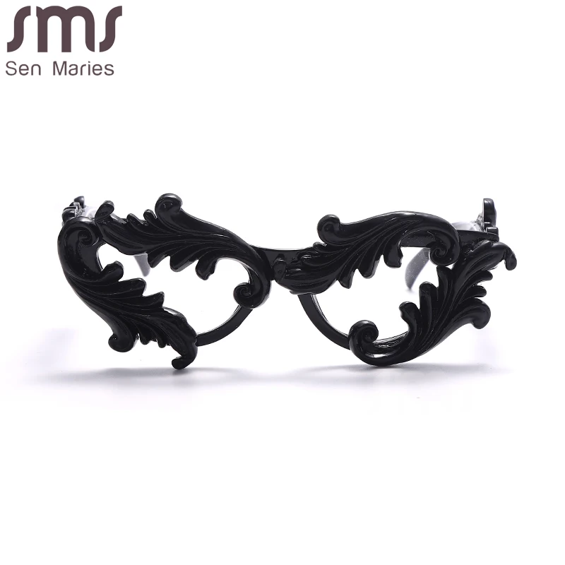 Новинка барокко Солнцезащитные очки роскошные цветочные оправы женские кошачий