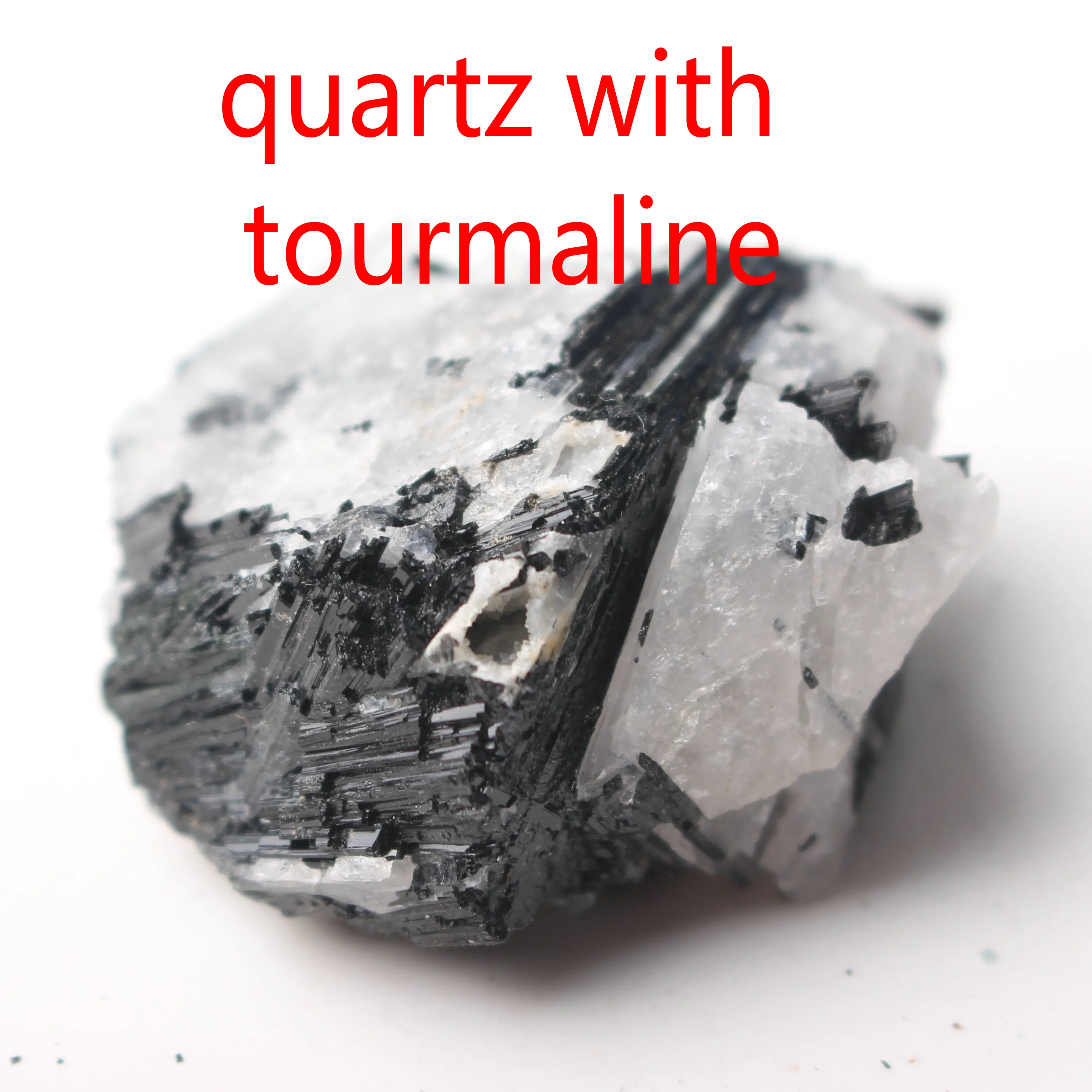 quartz tourmalie Природный камень, розовый кварц, флюорит, аметист, апатит, кристалл, необработанный камень, необработанный драгоценный камень, минеральный образец, нерегулярные рейки, исцеление - Цвет: quartz tourmalie