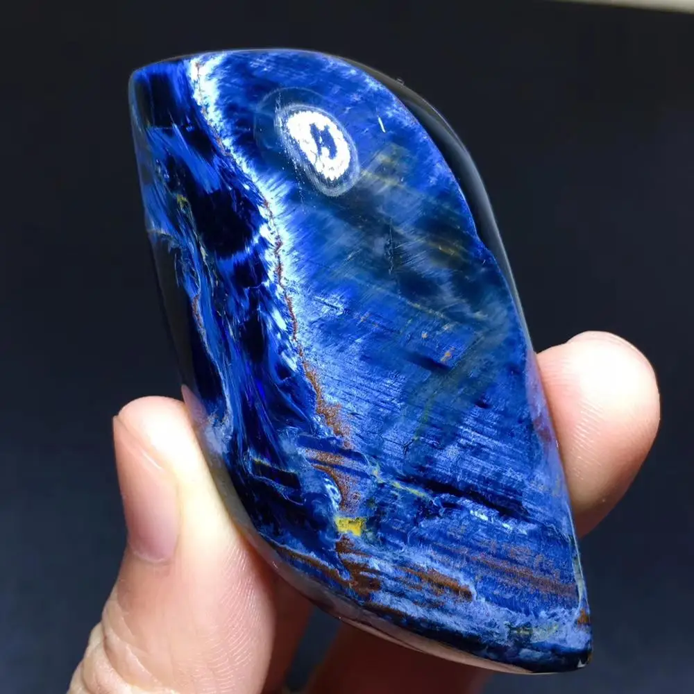 Натуральный Синий Кулон Pietersite для женщин и мужчин Chatoyant 60x31x11 мм лучшего подарка