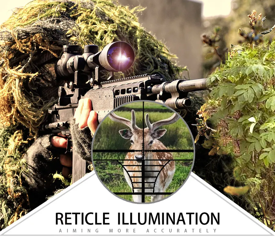 Бу 3-9x40 Riflescope охотничий снайперский область олень прицел охотничьи прицелы пневматическое оружие открытый оптический прицел с прицельной сеткой область