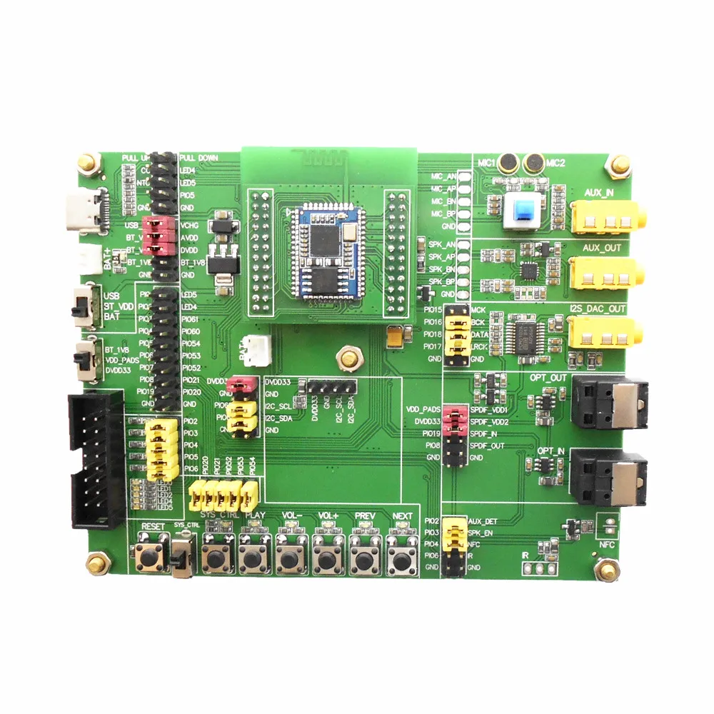 Bluetooth макетная плата BTM320 QCC3020 / BTM334 QCC3034 BTM524 QCC5124 BTM525 QCC5125 демонстрация симуляции