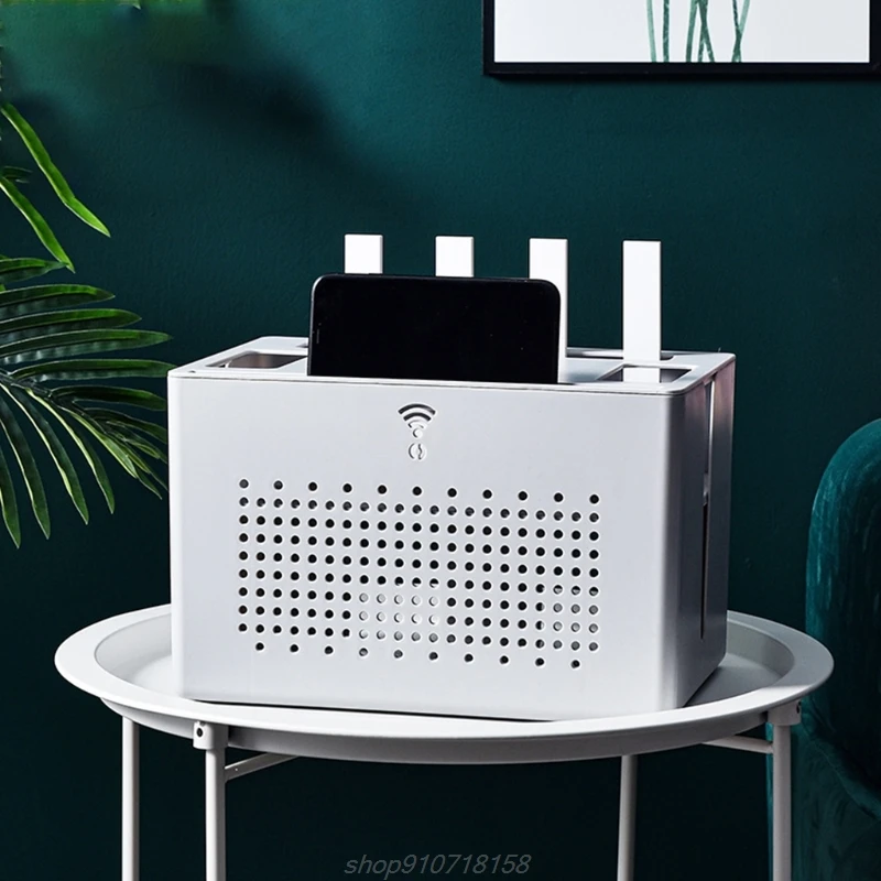 Двухслойная коробка для хранения беспроводного Wi Fi маршрутизатора настольный