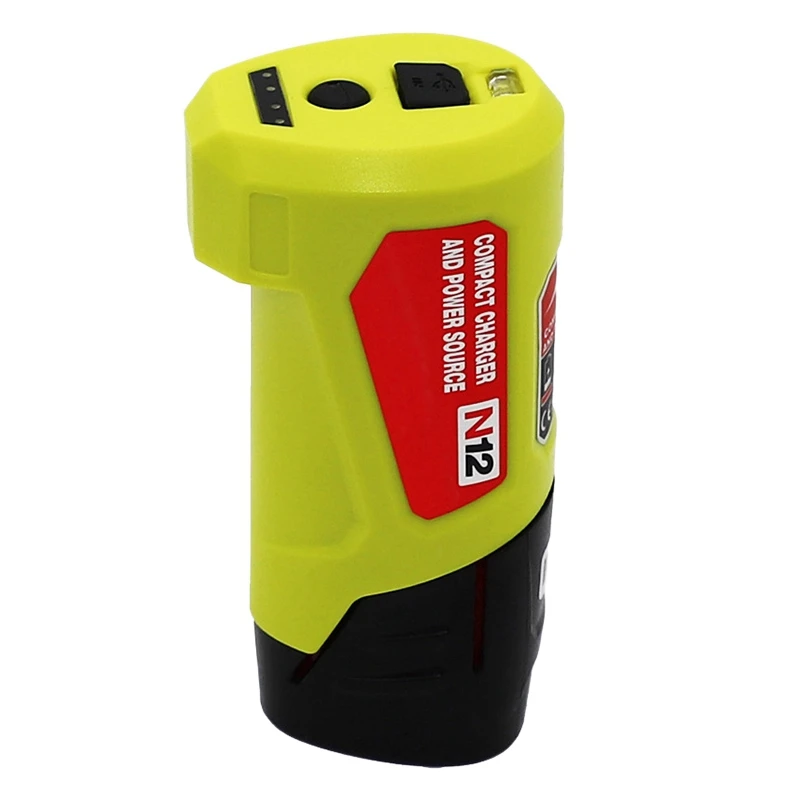 

N12 Батарея Зарядное устройство конвертер для 48-59-1201 M12 12V 10,8 V литиевая Батарея USB адаптер для телефона Питание