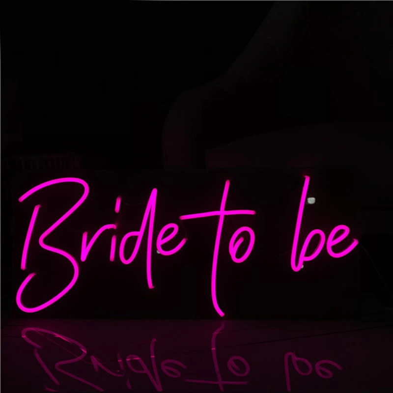 Неоновая вывеска на заказ для невесты светодиодные светильники настенное