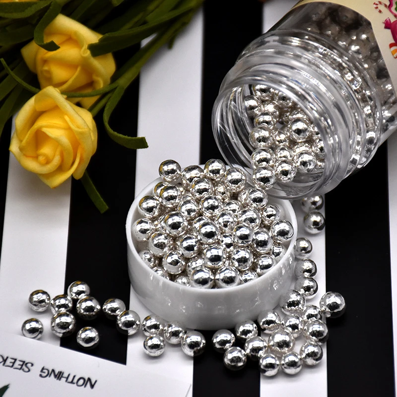 Meibum свадебные украшения из серебра съедобные жемчужины сахарные посыпки