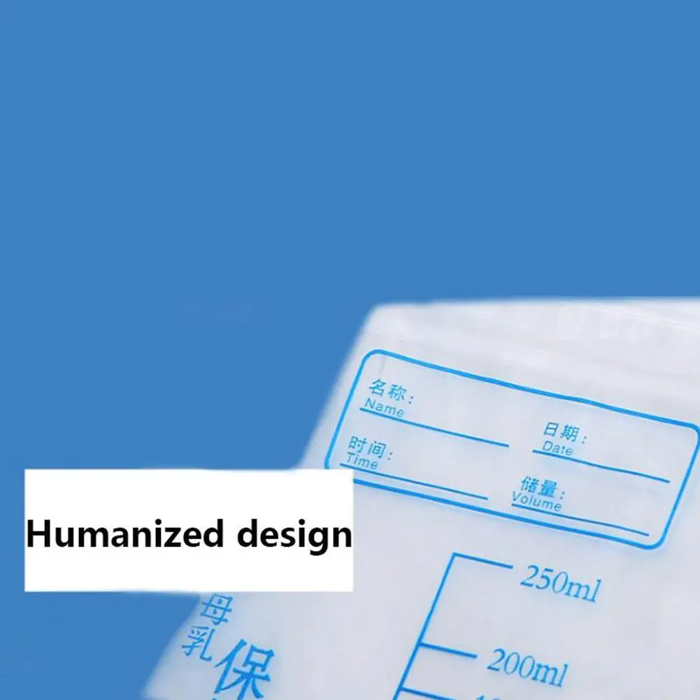 

30Pcs 250ml Baby Clear Breast Milk Storage Bag Feeding Freezer Seal Container