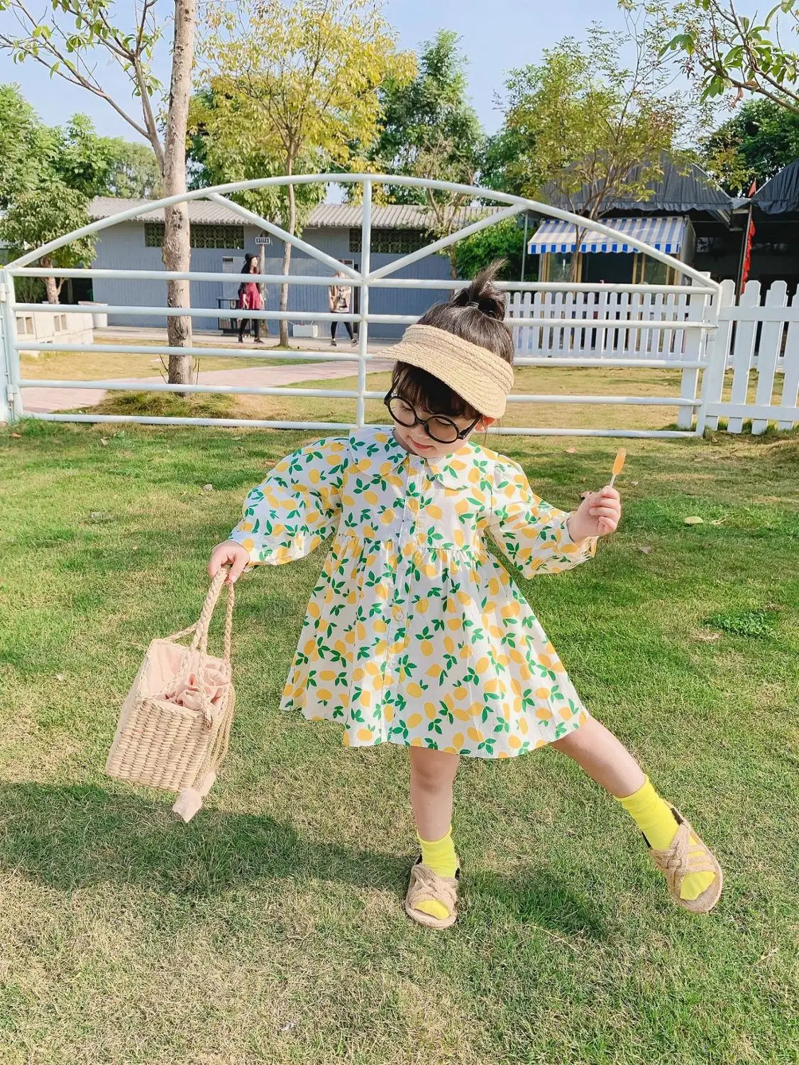 Весна 2020 Новое поступление свободное Хлопковое платье с длинными рукавами для