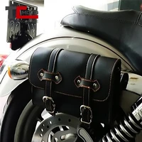 motorcycle saddle bag sissy bar bags storage tool pouch for harley sportster xl883 xl1200 for honda r1200gs motorcycle tool bags